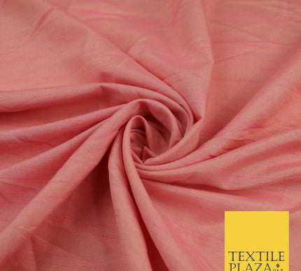 5 COLOURS Plain Two Tone Shot Dyed Faux Dupion Raw Silk Polyester Dress Fabric