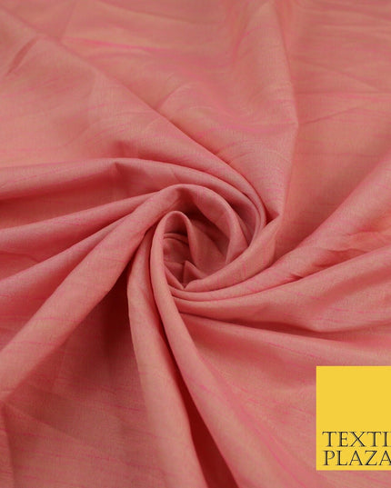 5 COLOURS Plain Two Tone Shot Dyed Faux Dupion Raw Silk Polyester Dress Fabric