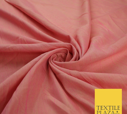 5 COLOURS Plain Two Tone Shot Dyed Faux Dupion Raw Silk Polyester Dress Fabric