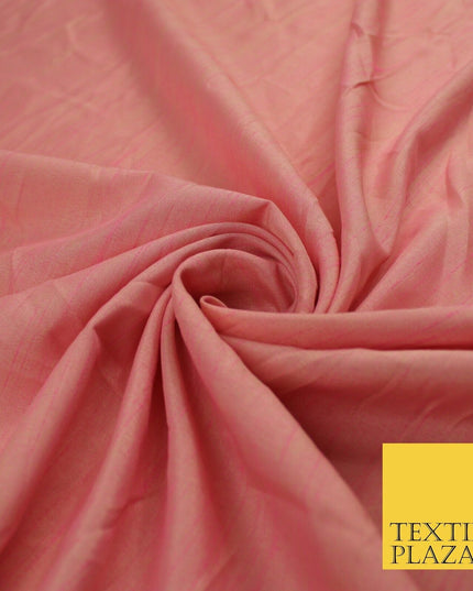 5 COLOURS Plain Two Tone Shot Dyed Faux Dupion Raw Silk Polyester Dress Fabric