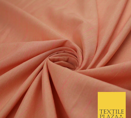 5 COLOURS Plain Two Tone Shot Dyed Faux Dupion Raw Silk Polyester Dress Fabric
