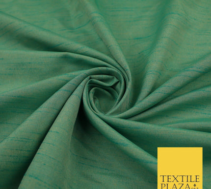 5 COLOURS Plain Two Tone Shot Dyed Faux Dupion Raw Silk Polyester Dress Fabric