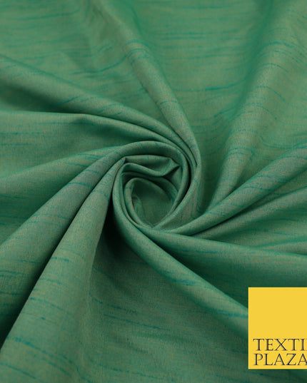5 COLOURS Plain Two Tone Shot Dyed Faux Dupion Raw Silk Polyester Dress Fabric