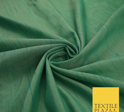 5 COLOURS Plain Two Tone Shot Dyed Faux Dupion Raw Silk Polyester Dress Fabric