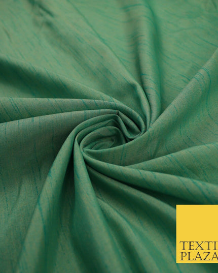 5 COLOURS Plain Two Tone Shot Dyed Faux Dupion Raw Silk Polyester Dress Fabric