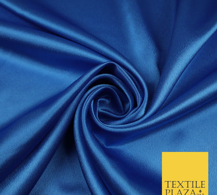 OVER 45 COLOURS - Plain Solid Crepe Back Satin Fabric Material Dress Bridal 45"