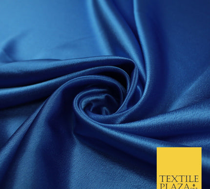 OVER 45 COLOURS - Plain Solid Crepe Back Satin Fabric Material Dress Bridal 45"
