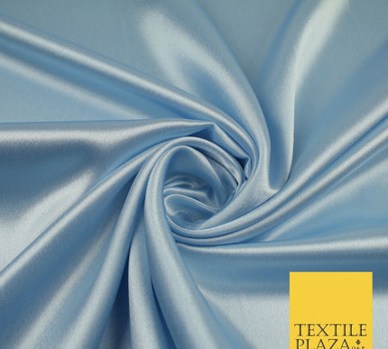 OVER 45 COLOURS - Plain Solid Crepe Back Satin Fabric Material Dress Bridal 45"