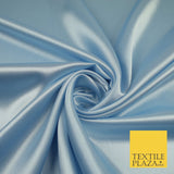 OVER 45 COLOURS - Plain Solid Crepe Back Satin Fabric Material Dress Bridal 45"