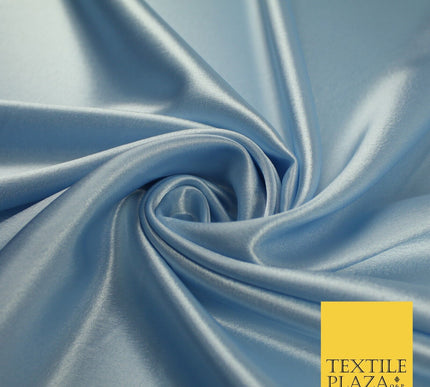 OVER 45 COLOURS - Plain Solid Crepe Back Satin Fabric Material Dress Bridal 45"