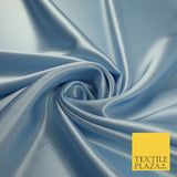OVER 45 COLOURS - Plain Solid Crepe Back Satin Fabric Material Dress Bridal 45"
