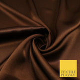 OVER 45 COLOURS - Plain Solid Crepe Back Satin Fabric Material Dress Bridal 45"