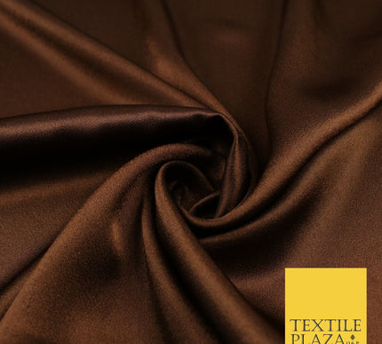 OVER 45 COLOURS - Plain Solid Crepe Back Satin Fabric Material Dress Bridal 45"