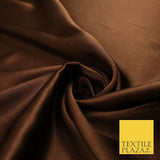 OVER 45 COLOURS - Plain Solid Crepe Back Satin Fabric Material Dress Bridal 45"