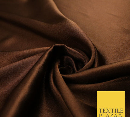 OVER 45 COLOURS - Plain Solid Crepe Back Satin Fabric Material Dress Bridal 45"