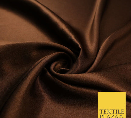 OVER 45 COLOURS - Plain Solid Crepe Back Satin Fabric Material Dress Bridal 45"