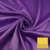 OVER 45 COLOURS - Plain Solid Crepe Back Satin Fabric Material Dress Bridal 45"
