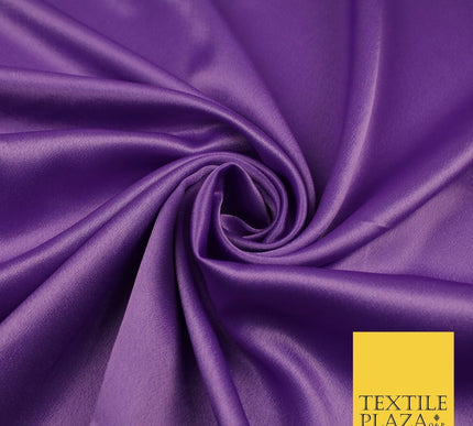 OVER 45 COLOURS - Plain Solid Crepe Back Satin Fabric Material Dress Bridal 45"