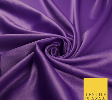 OVER 45 COLOURS - Plain Solid Crepe Back Satin Fabric Material Dress Bridal 45"