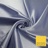 OVER 45 COLOURS - Plain Solid Crepe Back Satin Fabric Material Dress Bridal 45"