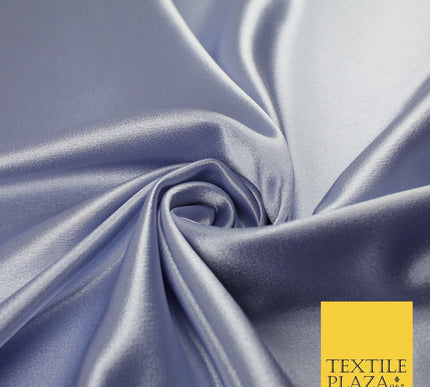 OVER 45 COLOURS - Plain Solid Crepe Back Satin Fabric Material Dress Bridal 45"