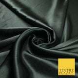 OVER 45 COLOURS - Plain Solid Crepe Back Satin Fabric Material Dress Bridal 45"