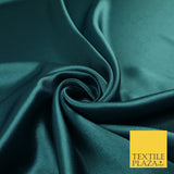 OVER 45 COLOURS - Plain Solid Crepe Back Satin Fabric Material Dress Bridal 45"