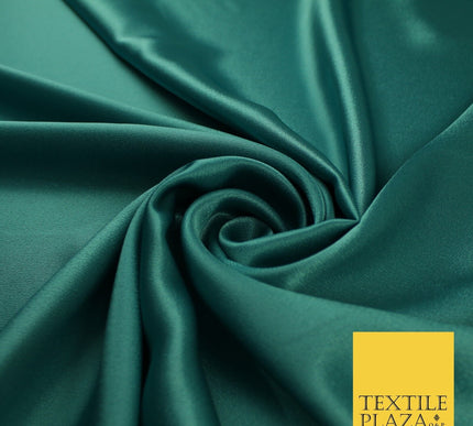 OVER 45 COLOURS - Plain Solid Crepe Back Satin Fabric Material Dress Bridal 45"