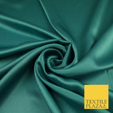 OVER 45 COLOURS - Plain Solid Crepe Back Satin Fabric Material Dress Bridal 45"