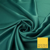 OVER 45 COLOURS - Plain Solid Crepe Back Satin Fabric Material Dress Bridal 45"