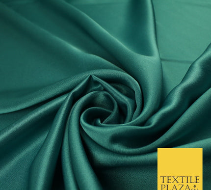 OVER 45 COLOURS - Plain Solid Crepe Back Satin Fabric Material Dress Bridal 45"