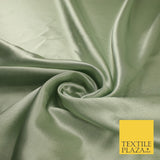 OVER 45 COLOURS - Plain Solid Crepe Back Satin Fabric Material Dress Bridal 45"