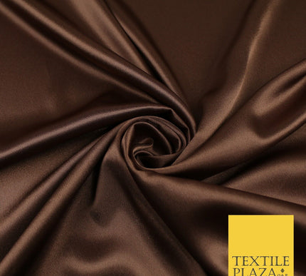 OVER 45 COLOURS - Plain Solid Crepe Back Satin Fabric Material Dress Bridal 45"