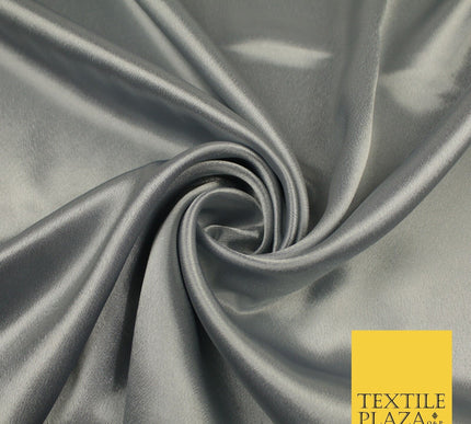 OVER 45 COLOURS - Plain Solid Crepe Back Satin Fabric Material Dress Bridal 45"