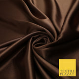OVER 45 COLOURS - Plain Solid Crepe Back Satin Fabric Material Dress Bridal 45"