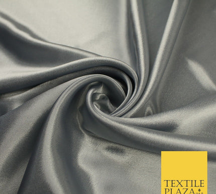 OVER 45 COLOURS - Plain Solid Crepe Back Satin Fabric Material Dress Bridal 45"