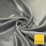 OVER 45 COLOURS - Plain Solid Crepe Back Satin Fabric Material Dress Bridal 45"