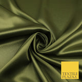 OVER 45 COLOURS - Plain Solid Crepe Back Satin Fabric Material Dress Bridal 45"