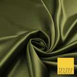 OVER 45 COLOURS - Plain Solid Crepe Back Satin Fabric Material Dress Bridal 45"