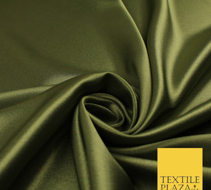OVER 45 COLOURS - Plain Solid Crepe Back Satin Fabric Material Dress Bridal 45"