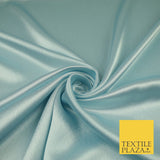 OVER 45 COLOURS - Plain Solid Crepe Back Satin Fabric Material Dress Bridal 45"