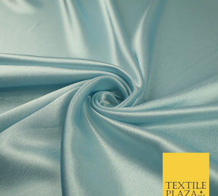 OVER 45 COLOURS - Plain Solid Crepe Back Satin Fabric Material Dress Bridal 45"