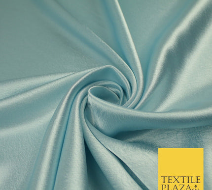 OVER 45 COLOURS - Plain Solid Crepe Back Satin Fabric Material Dress Bridal 45"