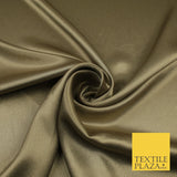 OVER 45 COLOURS - Plain Solid Crepe Back Satin Fabric Material Dress Bridal 45"