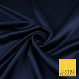 OVER 45 COLOURS - Plain Solid Crepe Back Satin Fabric Material Dress Bridal 45"