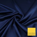 OVER 45 COLOURS - Plain Solid Crepe Back Satin Fabric Material Dress Bridal 45"