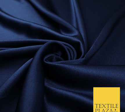 OVER 45 COLOURS - Plain Solid Crepe Back Satin Fabric Material Dress Bridal 45"