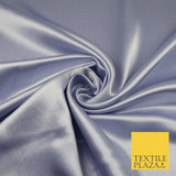 OVER 45 COLOURS - Plain Solid Crepe Back Satin Fabric Material Dress Bridal 45"