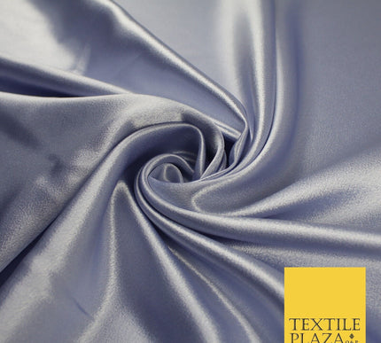 OVER 45 COLOURS - Plain Solid Crepe Back Satin Fabric Material Dress Bridal 45"