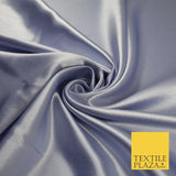 OVER 45 COLOURS - Plain Solid Crepe Back Satin Fabric Material Dress Bridal 45"